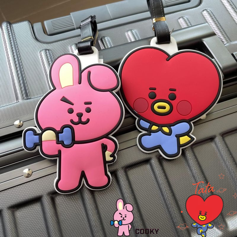 Travel Accessories Store - Uroczy breloczek BT21, kreskówkowy, kawaii, unisex,