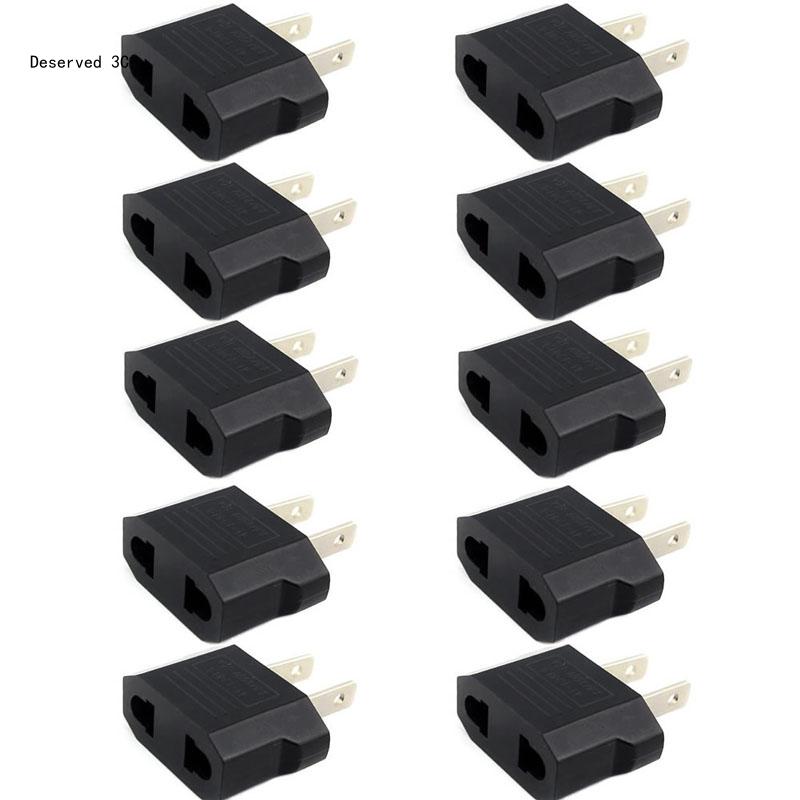 Travel Accessories Europe - 10 szt. Adapter podróżny UE do