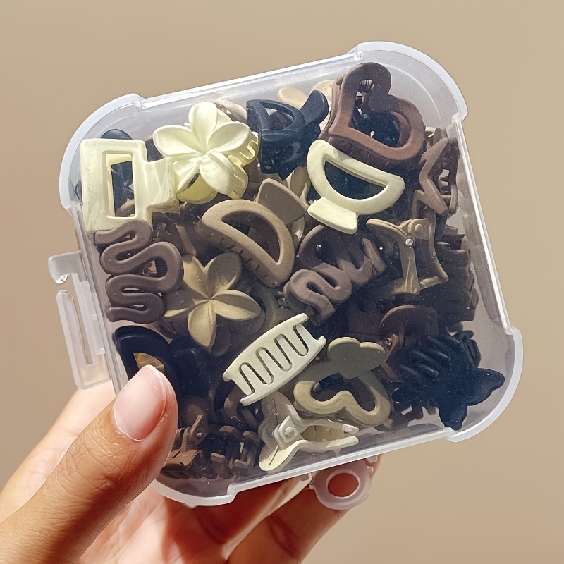 Travel Accessories Pack - 5/10/20/30 szt. Beżowe, mieszane klipsy, urocze