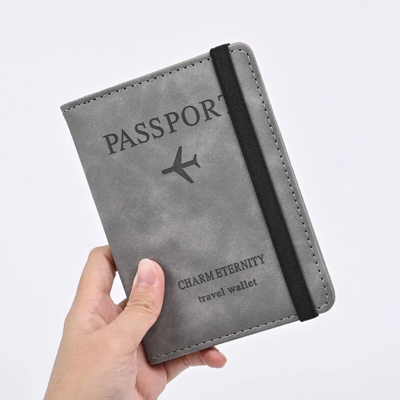 Travel Accessories Passport Holder - Portfel męski ze skóry PU Torebka