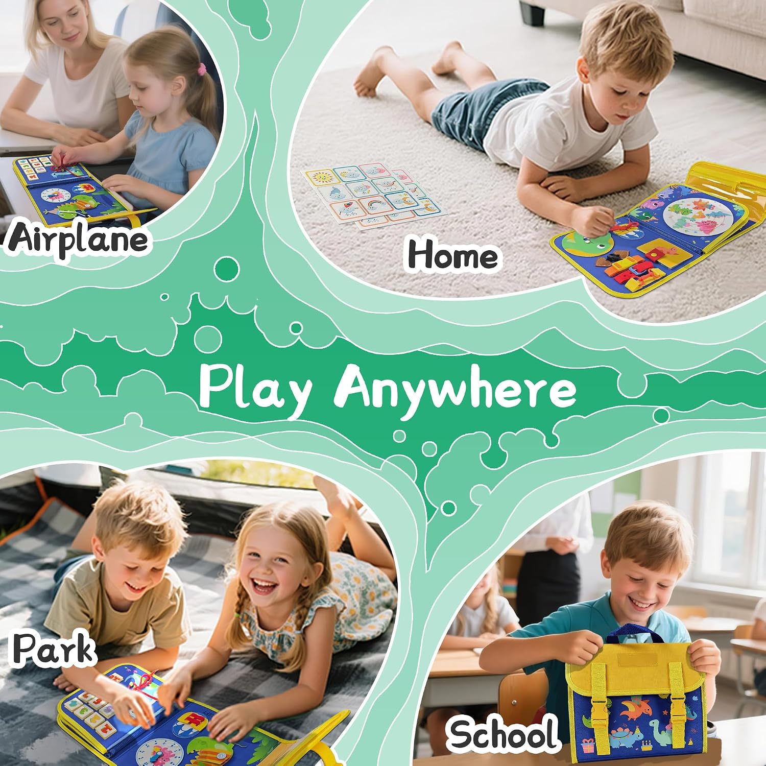 Plecak z tablicą manipulacyjną – Travel Accessories For Toddlers recenzja i cena