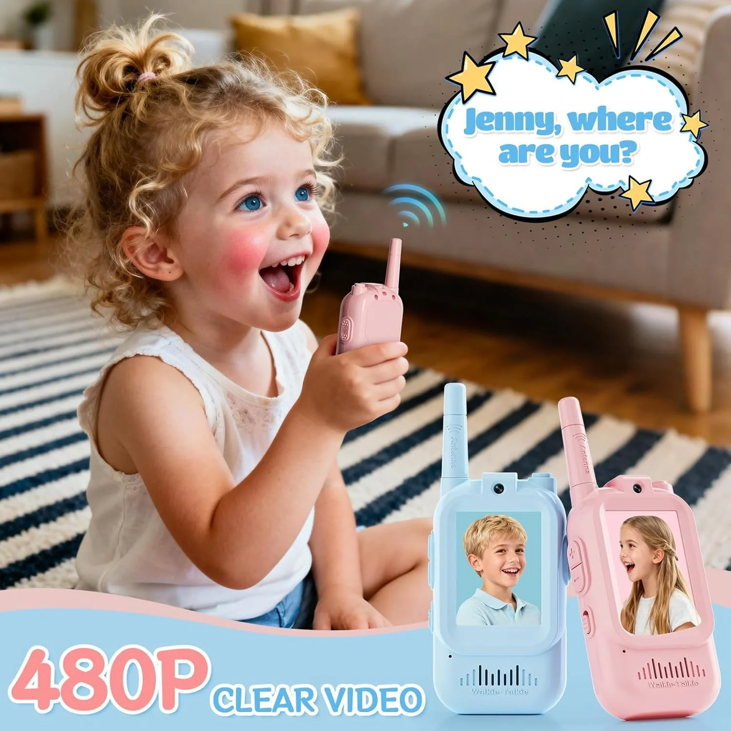 2 SZT. Walkie-talkie wideo dla – Travel Accessories For Toddlers recenzja i cena