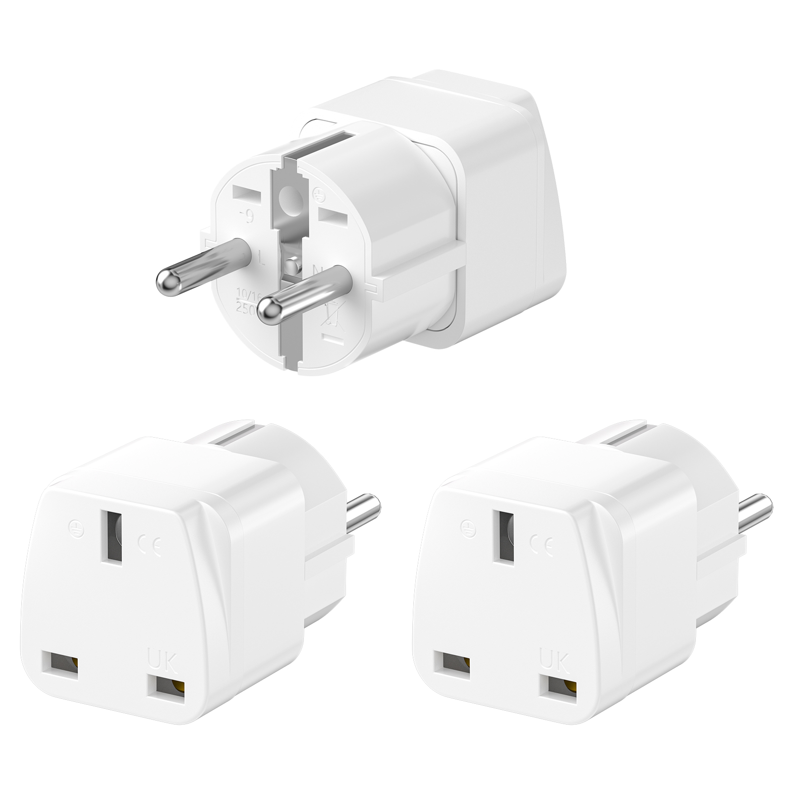 3 szt. Adapter wtyczki z Wielk – Travel Accessories Europe recenzja i cena