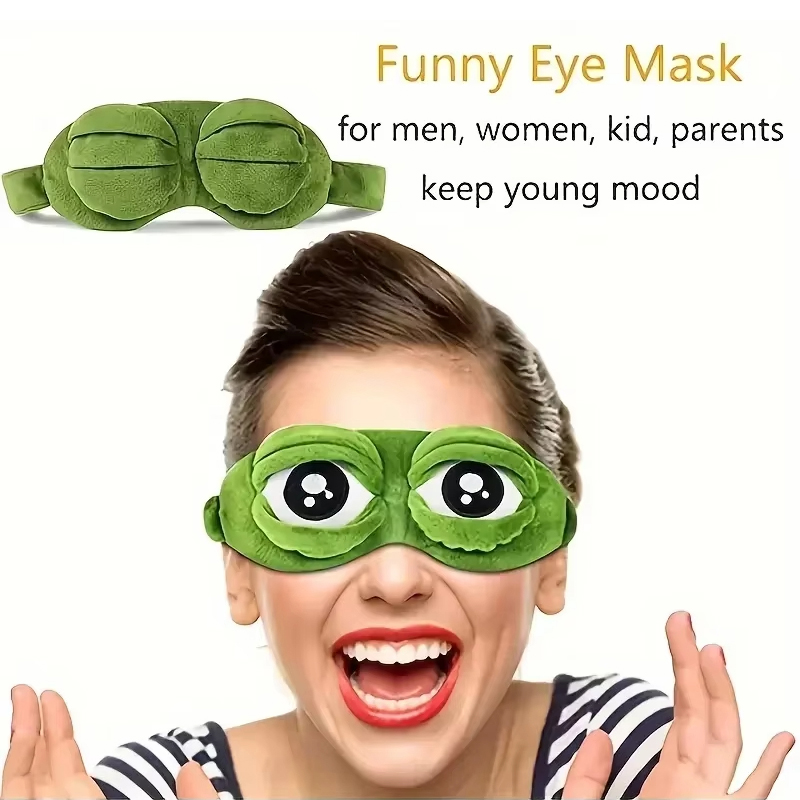 Maska na oczy w kształcie żaby – Travel Accessories Store recenzja i cena