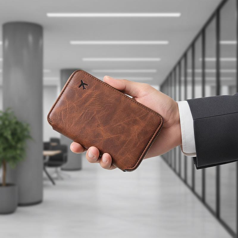 Etui na paszport z zamkiem bły – Travel Accessories Passport Holder recenzja i cena