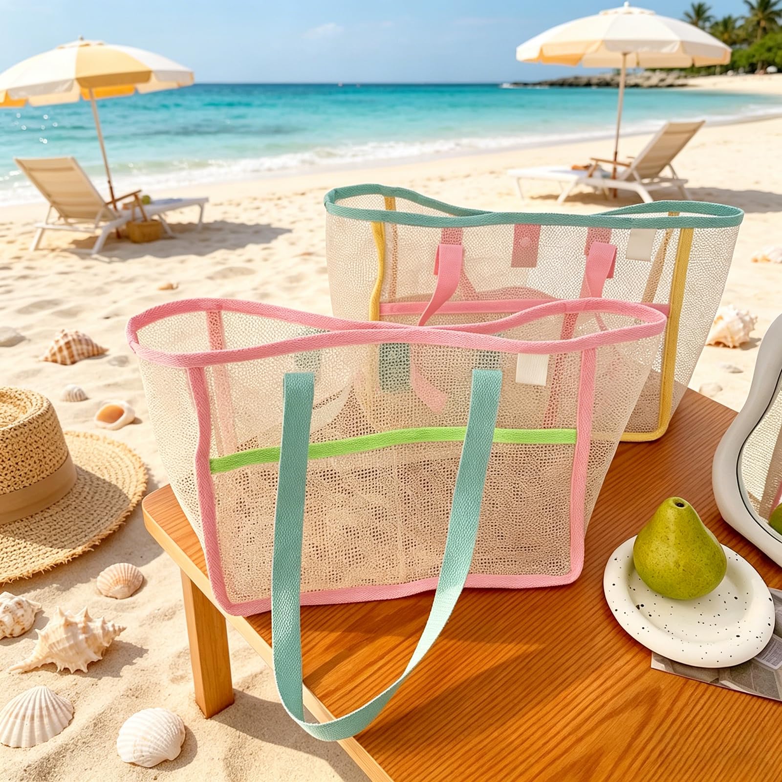 Torby plażowe damskie, kolorow – Travel Accessories Pack recenzja i cena