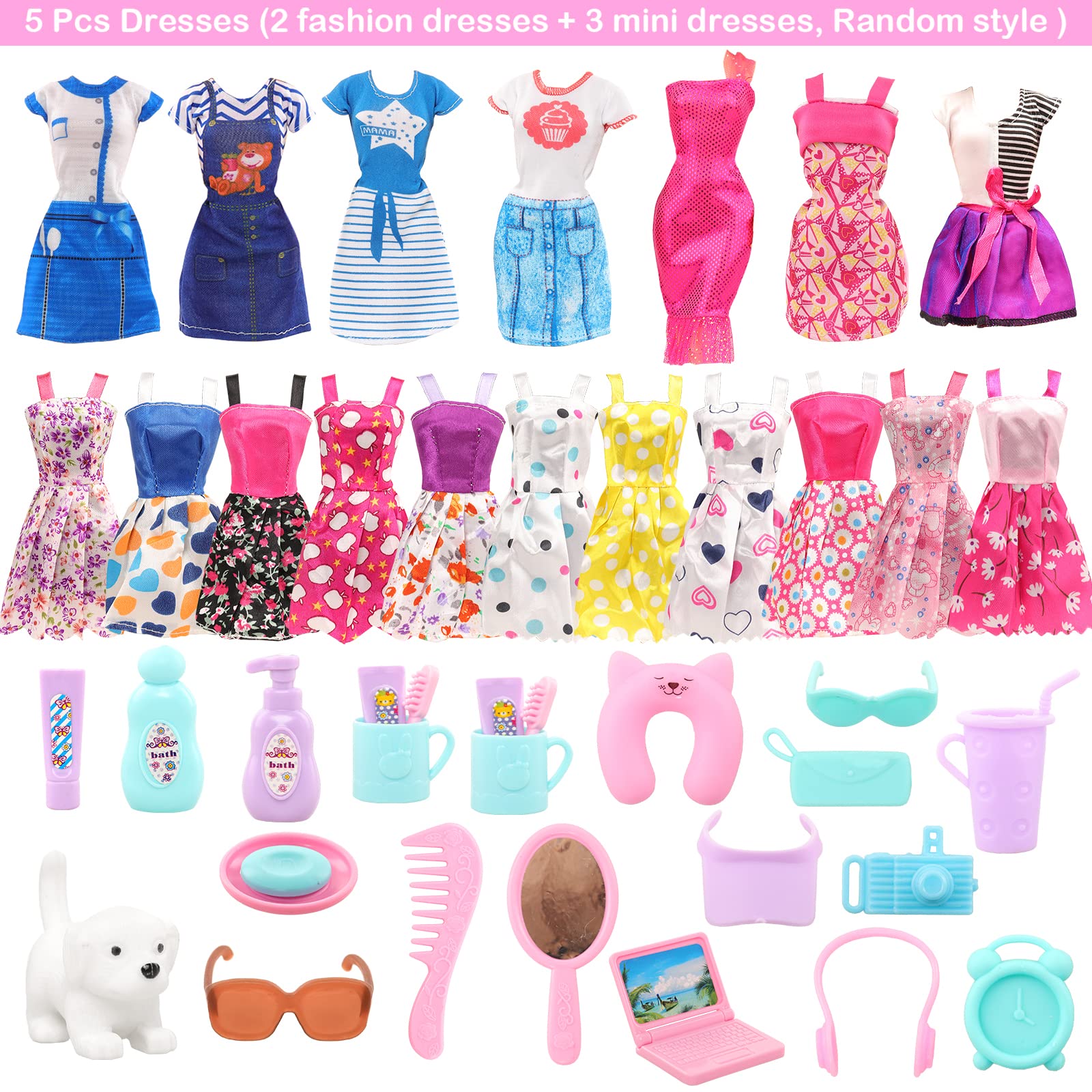BARWA 30 szt. 11.5 lnch meble  – Travel Accessories For Kids recenzja i cena