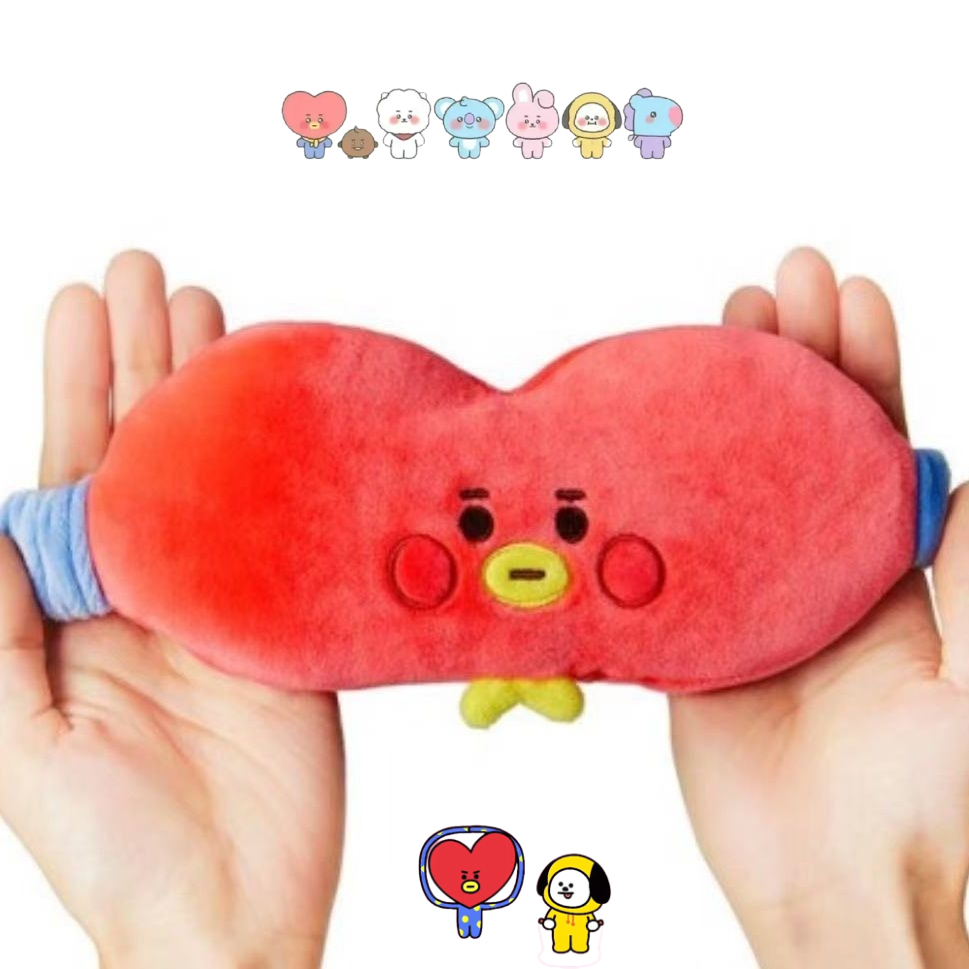 Maska na oczy BT21, urocza plu – Travel Accessories Store recenzja i cena