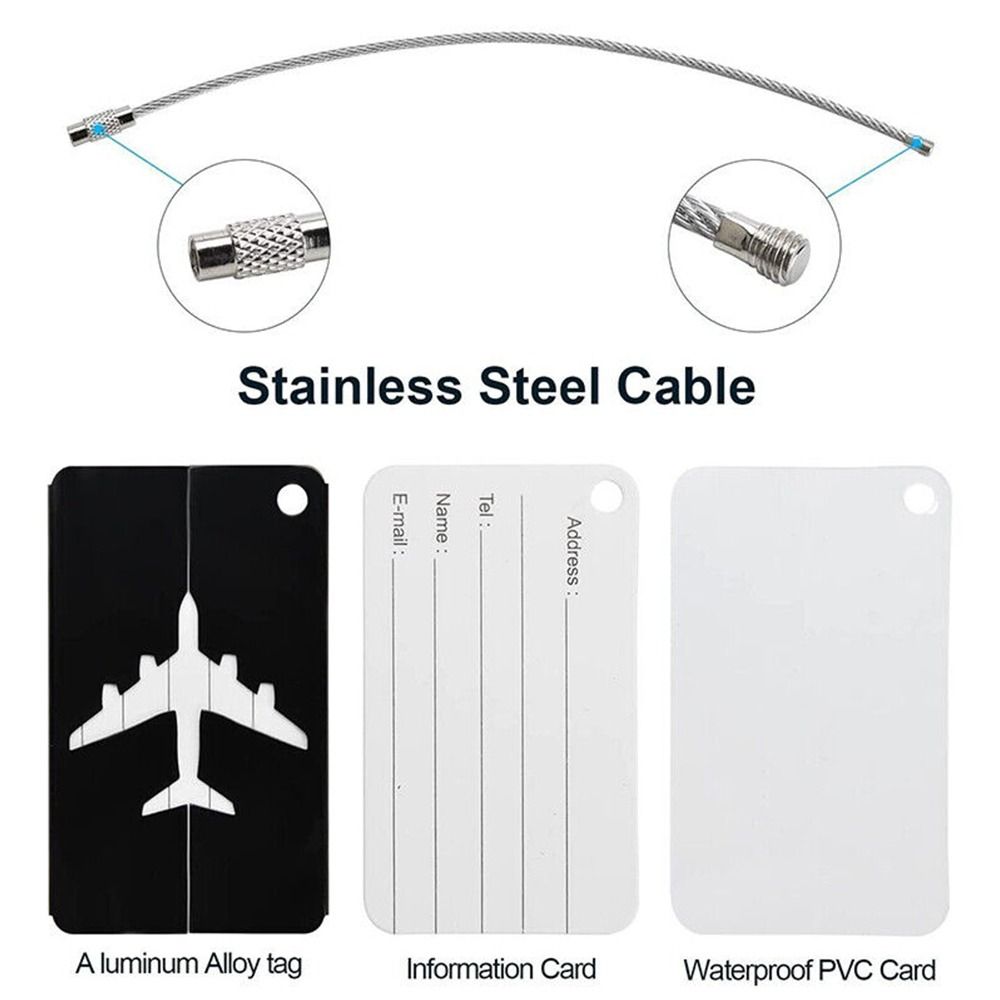 Aluminiowe etykiety na bagaż p – Travel Accessories Pack recenzja i cena